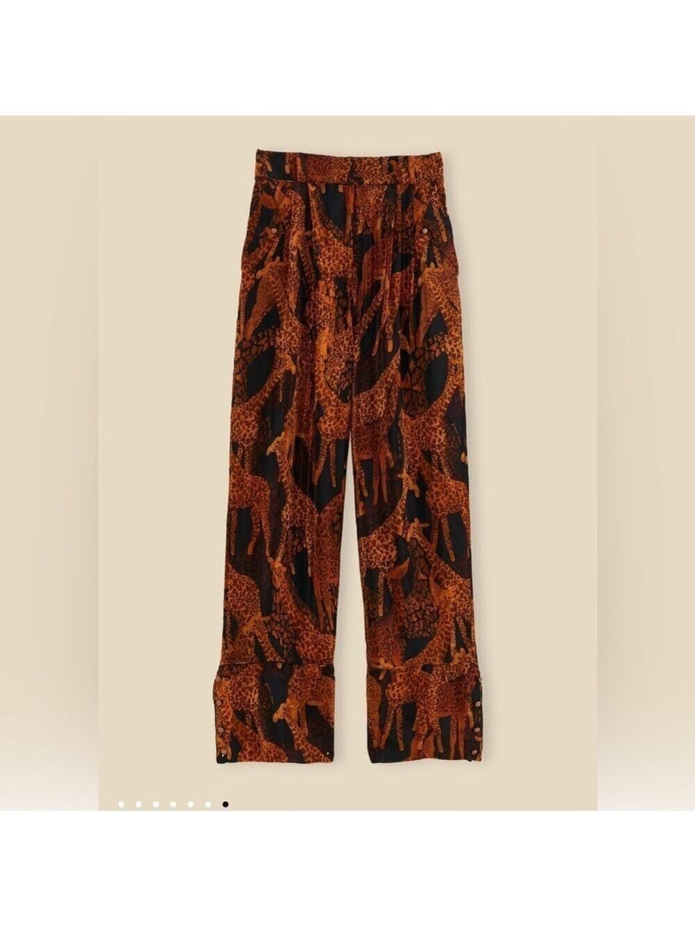 Farm Rio Black Giraffes Pants - Picture 11 of 11